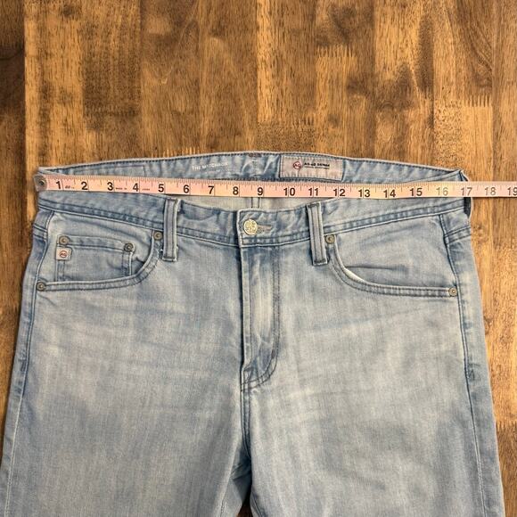 AG Adriano Goldschmied Men's The Matchbox Slim Straight Denim Jeans Blue Size 33 - Picture 3 of 8